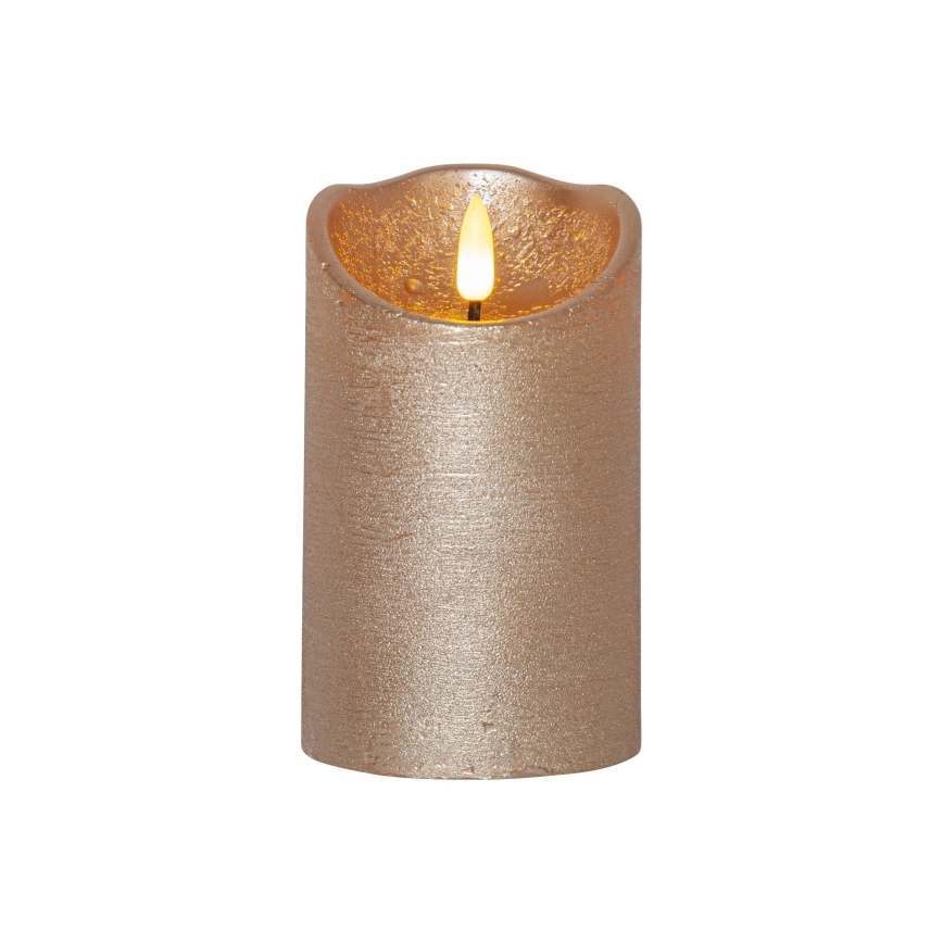Eglo 411499 - LED gyertya FLAMME RUSTIC LED/2xAA arany