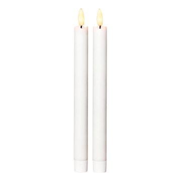Eglo 411505 - SZETT 2x LED gyertya FLAMME LED/1xAAA fehér