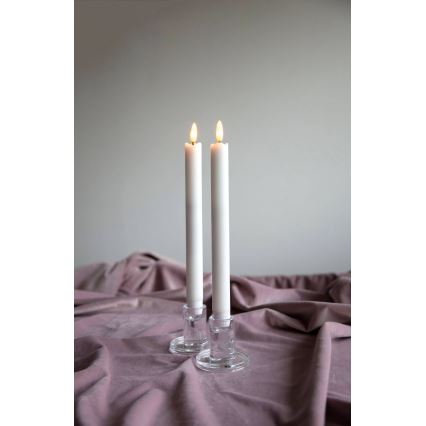 Eglo 411505 - SZETT 2x LED gyertya FLAMME LED/1xAAA fehér
