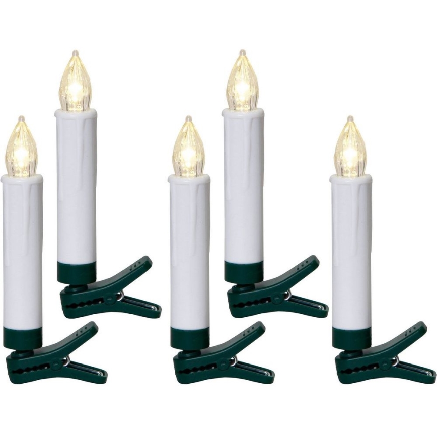 Eglo - KÉSZLET 5x LED Világítás karácsonyfára 1xLED/0,06W/1xAA IP44