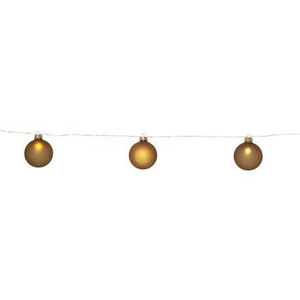Eglo 411557 - Karácsonyi fényfüzér BLISS 22xLED/3xAA 2,6m meleg fehér