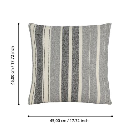 Eglo 420003 - CHEVERY díszpárna 45x45 cm szürke