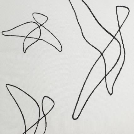 Eglo - Dekoratív párna 45x45 cm fehér/fekete