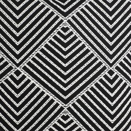 Eglo - Dekoratív párna 45x45 cm fekete/fehér