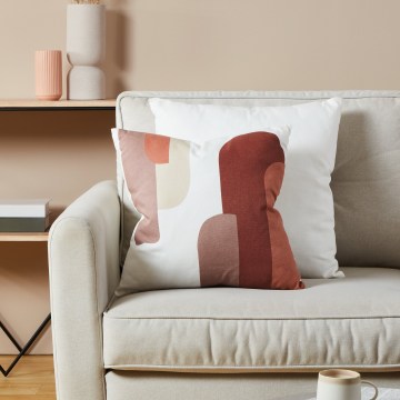 Eglo 420007 - CHEVERY díszpárna 45x45 cm fehér/piros