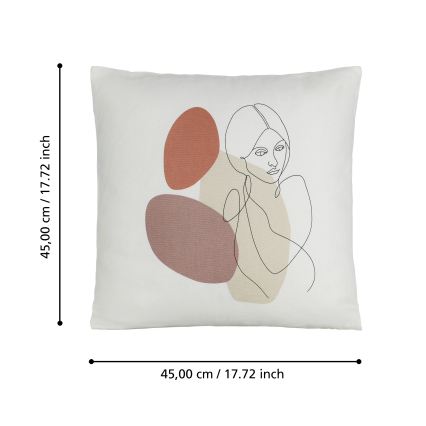 Eglo 420008 - CHEVERY díszpárna 45x45 cm, sokszínű