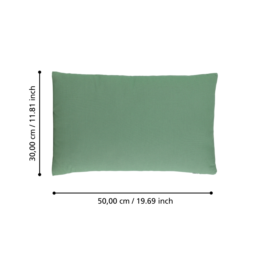 Eglo 420025 - ILES díszpárna 30x50 cm zöld