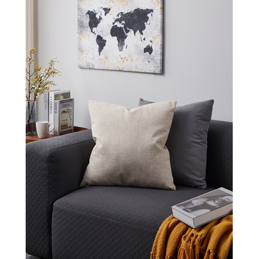 Eglo 420033 - ILES díszpárna 50x50 cm bézs