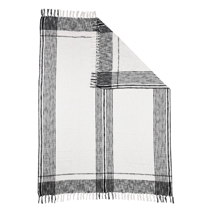 Eglo 420063 - CHEVERY 170x130 cm ágytakaró fehér/szürke