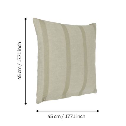 Eglo 420112 - Dekoratív díszpárna BETAMPONA 45x45 cm bézs