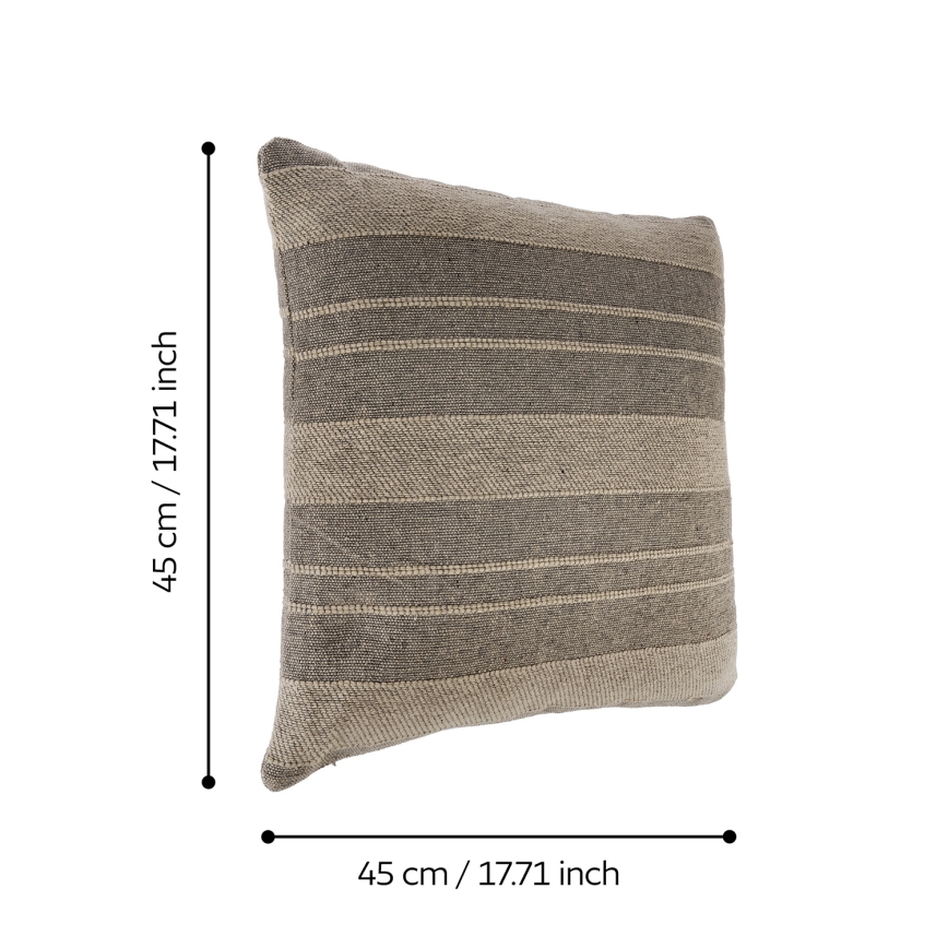 Eglo 420125 - Díszpárna CHEVERY 45x45 cm barna