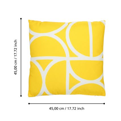 Eglo 420248 - TSUNAN díszpárna 45x45 cm sárga