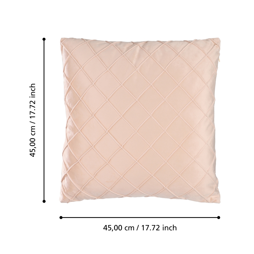 Eglo 420253 - Díszpárna SHOURA 45x45 cm rózsaszín