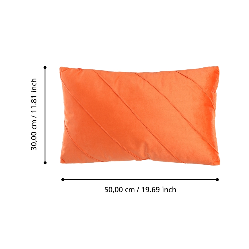 Eglo 420257 - Díszpárna SHOURA 30x50 cm narancssárga