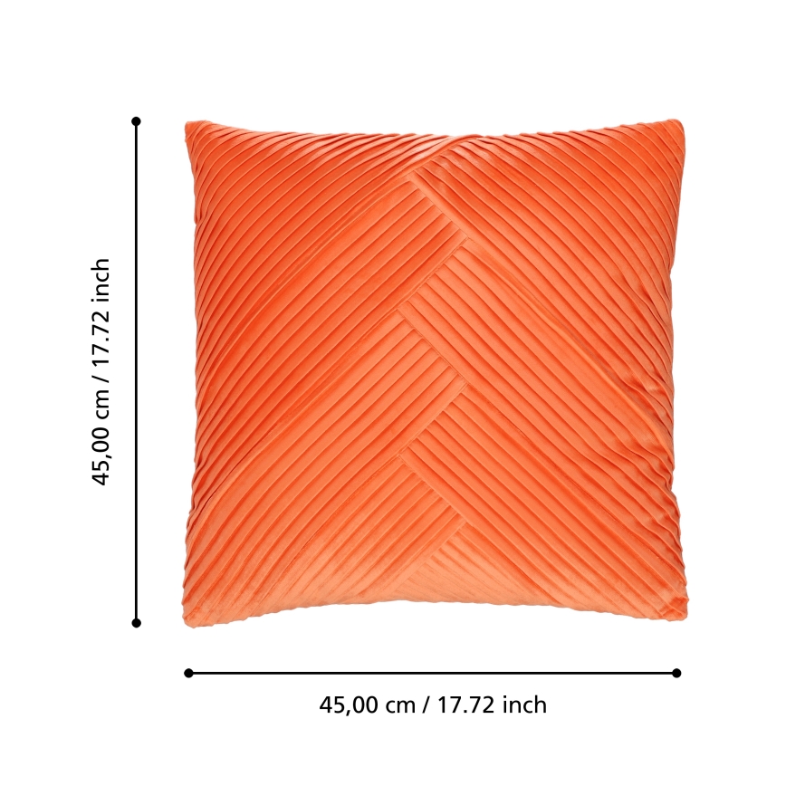 Eglo 420264 - SHOURA díszpárna 45x45 cm narancssárga