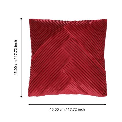 Eglo 420265 - Díszpárna SHOURA 45x45 cm piros