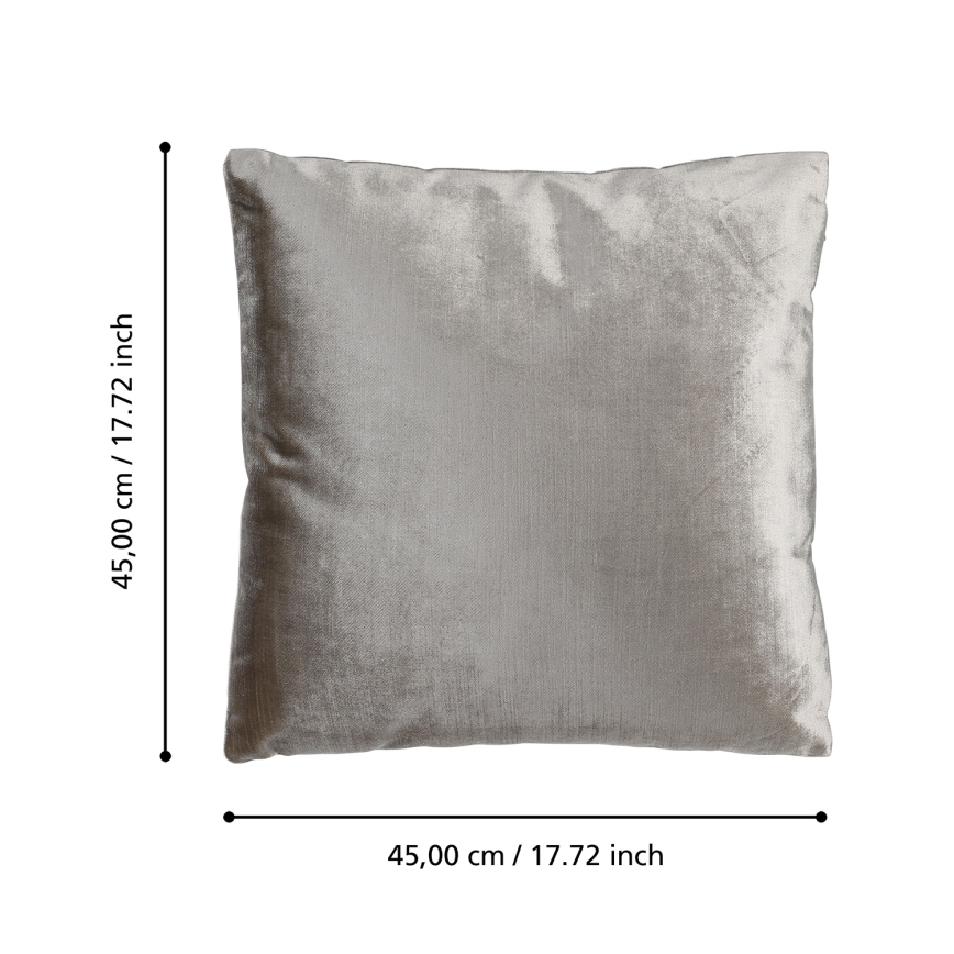 Eglo 420267 - SINGU díszpárna 45x45 cm, szürke