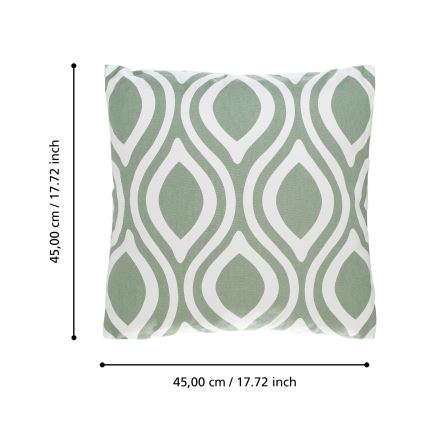 Eglo 420294 - Díszpárna CHEVERY 45×45 cm, zöld