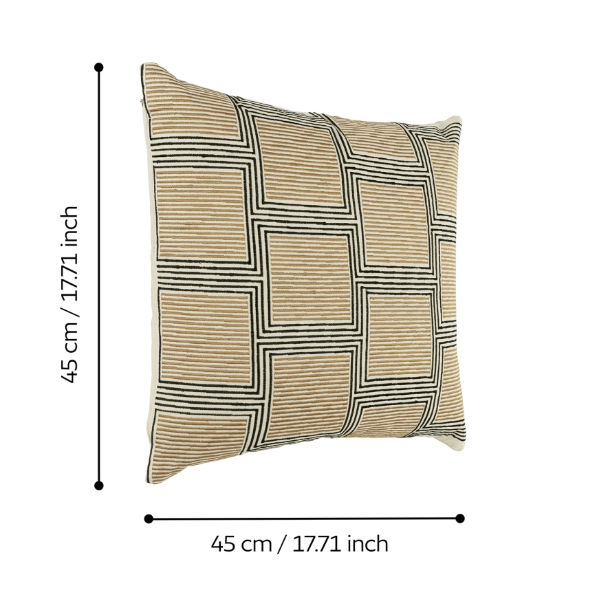 Eglo 420308 - Díszpárna CHEVERY 45x45 cm barna
