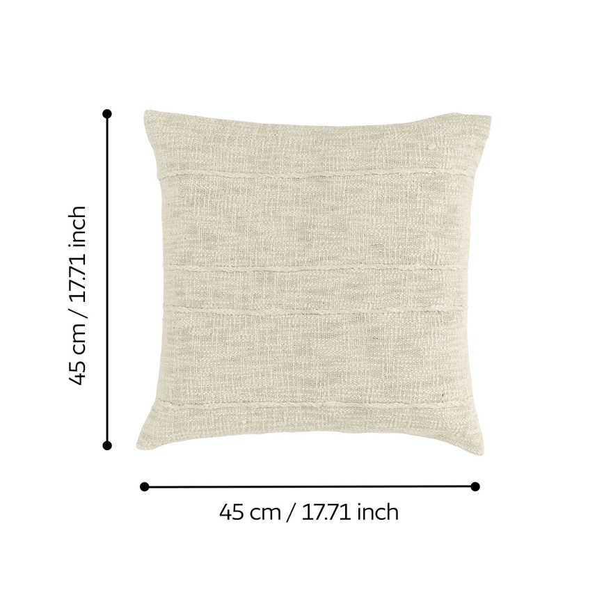 Eglo 420335 - SHILABO díszpárna 45x45 cm bézs