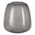 Eglo 421081 - Üvegváza DELNITE 24,5x23 cm fekete/füstszínű