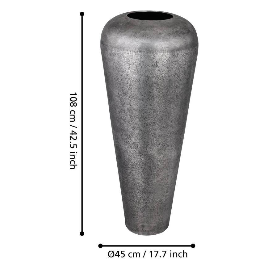 Eglo 421336 - MIYAZAKI fémváza 108x45 cm szürke