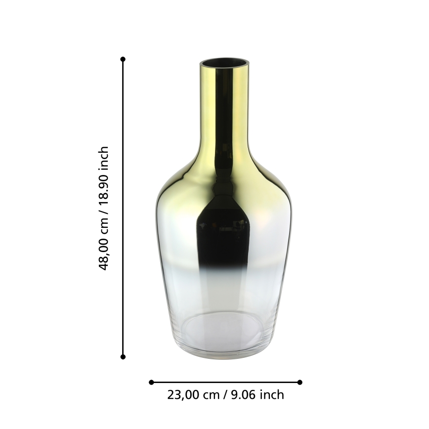 Eglo 421372 - SAMUNTAI üvegváza 48x23 cm aranyszínű