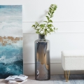 Eglo 421381 - NABAS üvegváza 73x25 cm fekete/füstszínű