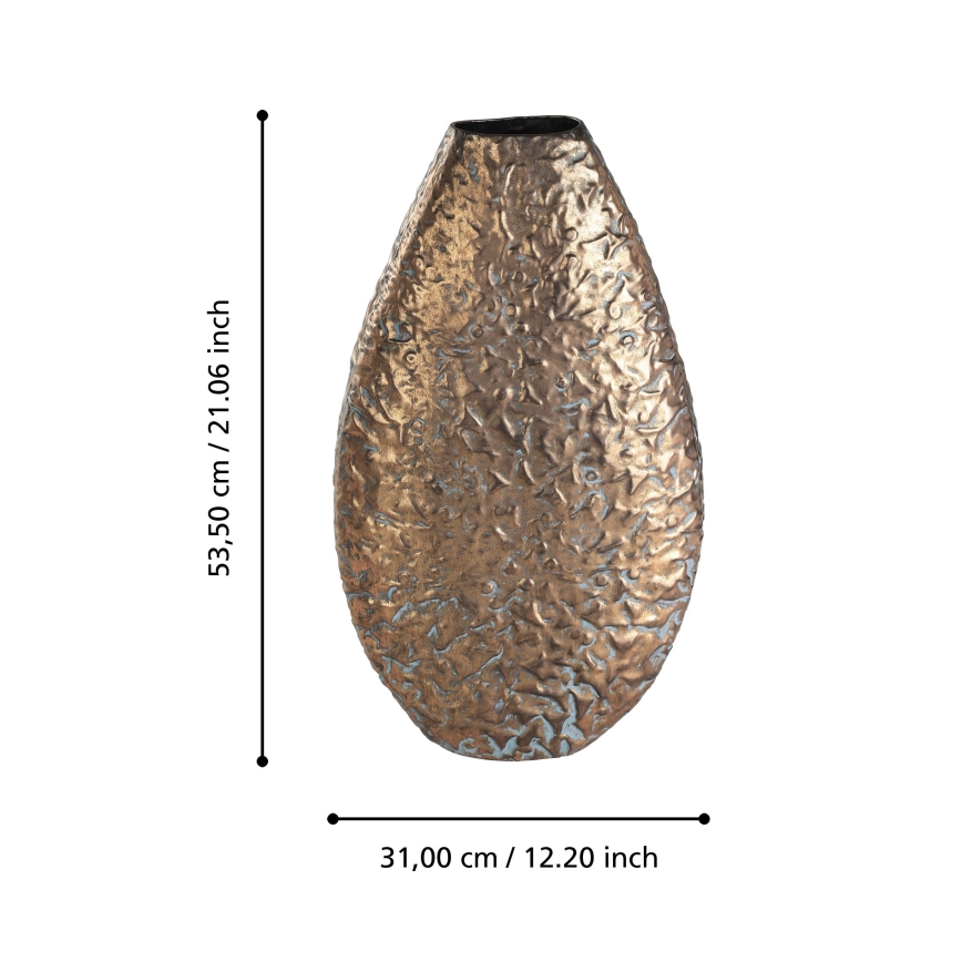 Eglo 421635 - Fém váza LENGGENG 53,5x31 cm bronz