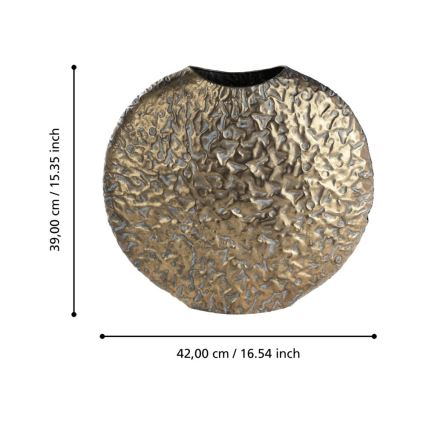 Eglo 421637 - LENGGENG fémváza, 39x42 cm, bronzszínű