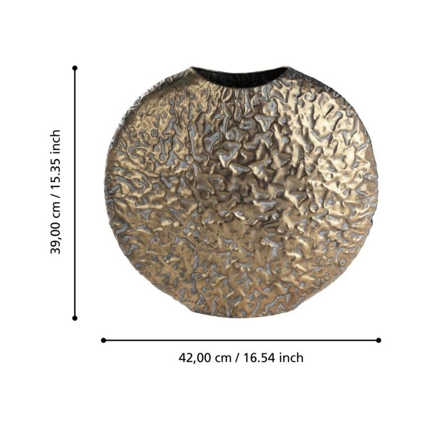 Eglo 421637 - LENGGENG fémváza, 39x42 cm, bronzszínű