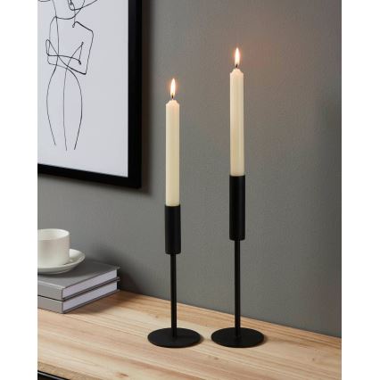 Eglo - Gyertyatartó 26x8,5 cm fekete