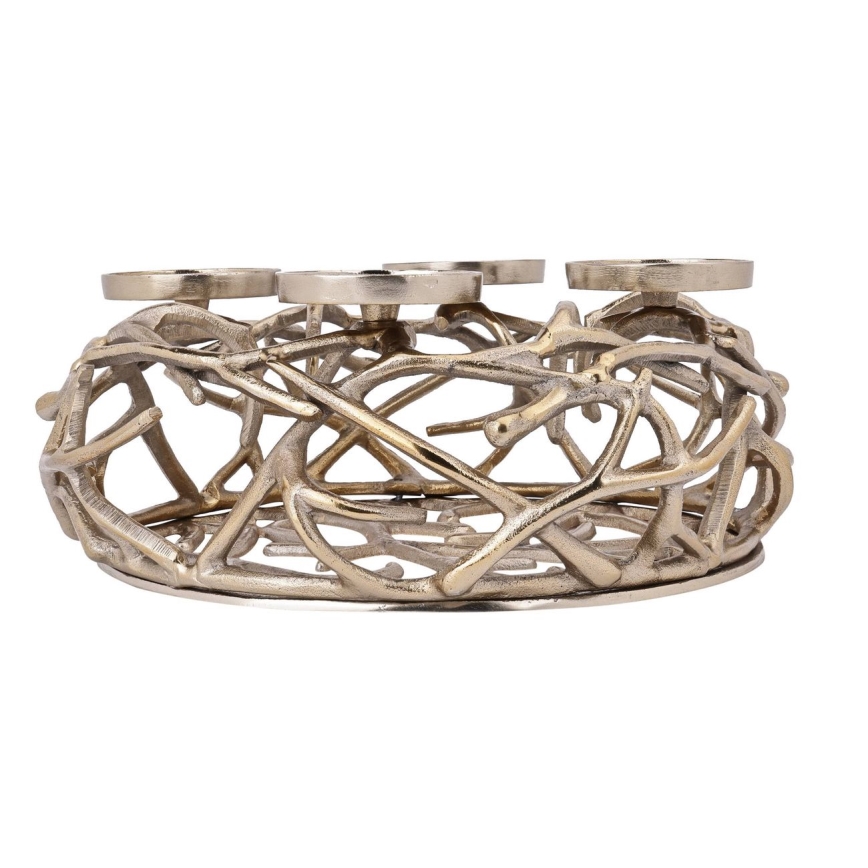 Eglo - Gyertyatartó 13,5x35 cm arany