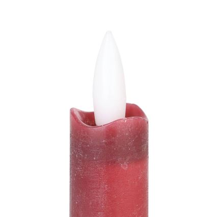 Eglo - KÉSZLET 2x LED Gyertya LED/1xAAA 15 cm piros