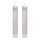 Eglo 422223 - KÉSZLET 2x LED Gyertya ANTANABE LED/1xAAA 15 cm szürke