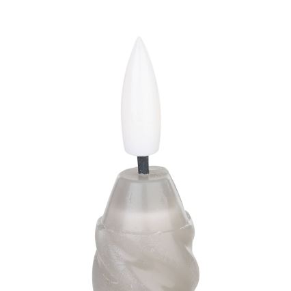 Eglo - KÉSZLET 2x LED Gyertya LED/1xAAA 25 cm szürke