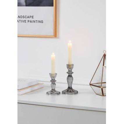 Eglo - Gyertyatartó 11x7,5 cm szürke