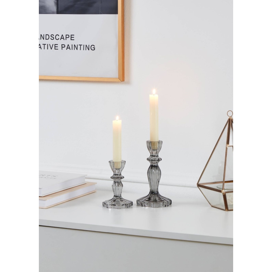 Eglo - Gyertyatartó 11x7,5 cm szürke