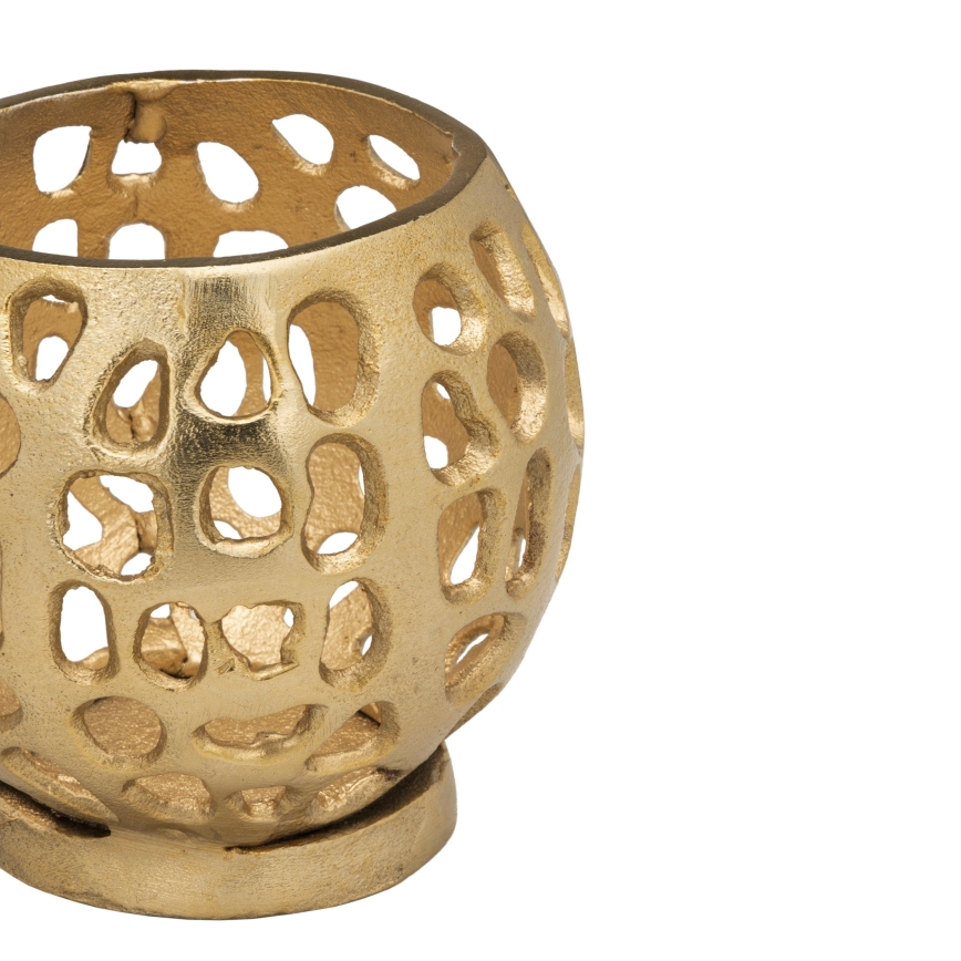 Eglo - Gyertyatartó 9,5x9,5 cm arany