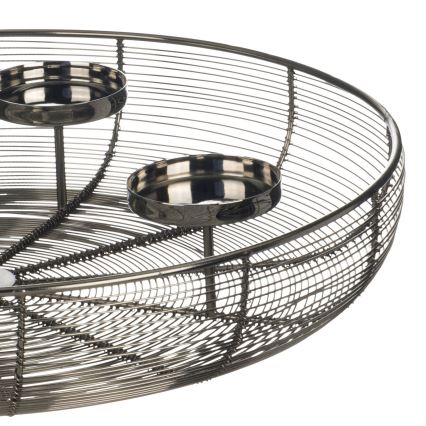 Eglo - Gyertyatartó 45 cm átmérőjű, fényes króm