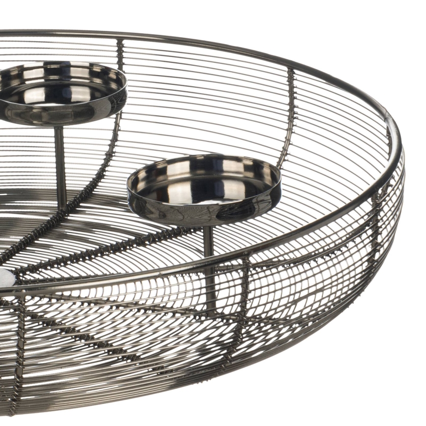 Eglo - Gyertyatartó 45 cm átmérőjű, fényes króm