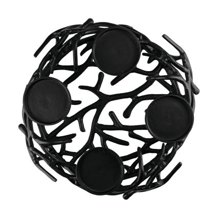 Eglo 422732 - Gyertyatartó OROQUIETA 13,5x35 cm fekete