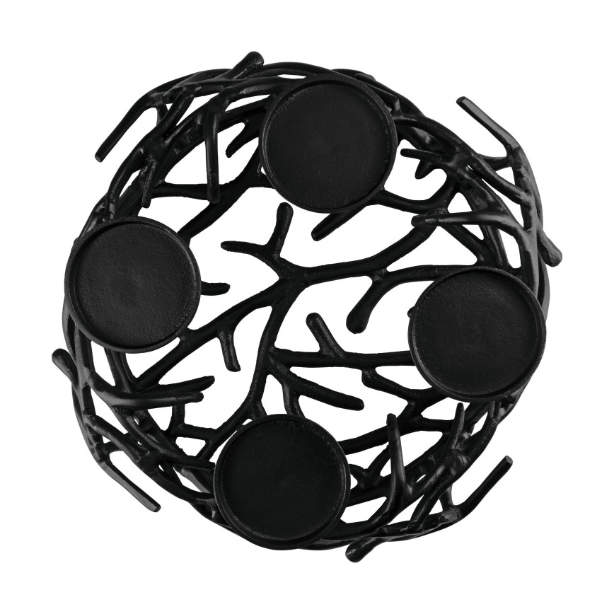 Eglo 422732 - Gyertyatartó OROQUIETA 13,5x35 cm fekete