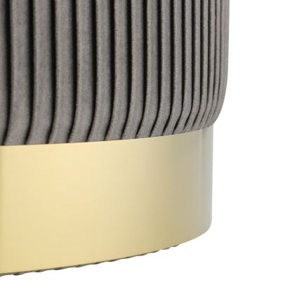 Eglo - KÉSZLET 2x Taburet átm. 31,5/36 cm szürke/arany