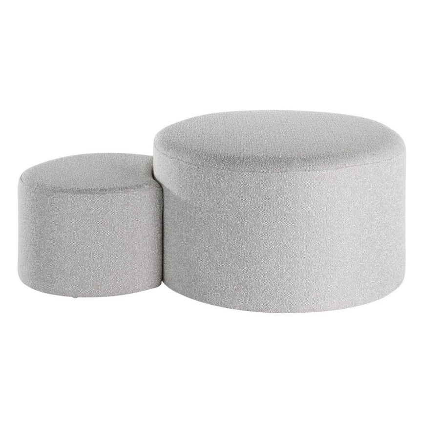 Eglo - KÉSZLET 2x Szék puff pr. 45,5/70 cm szürke