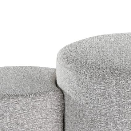 Eglo - KÉSZLET 2x Szék puff pr. 45,5/70 cm szürke