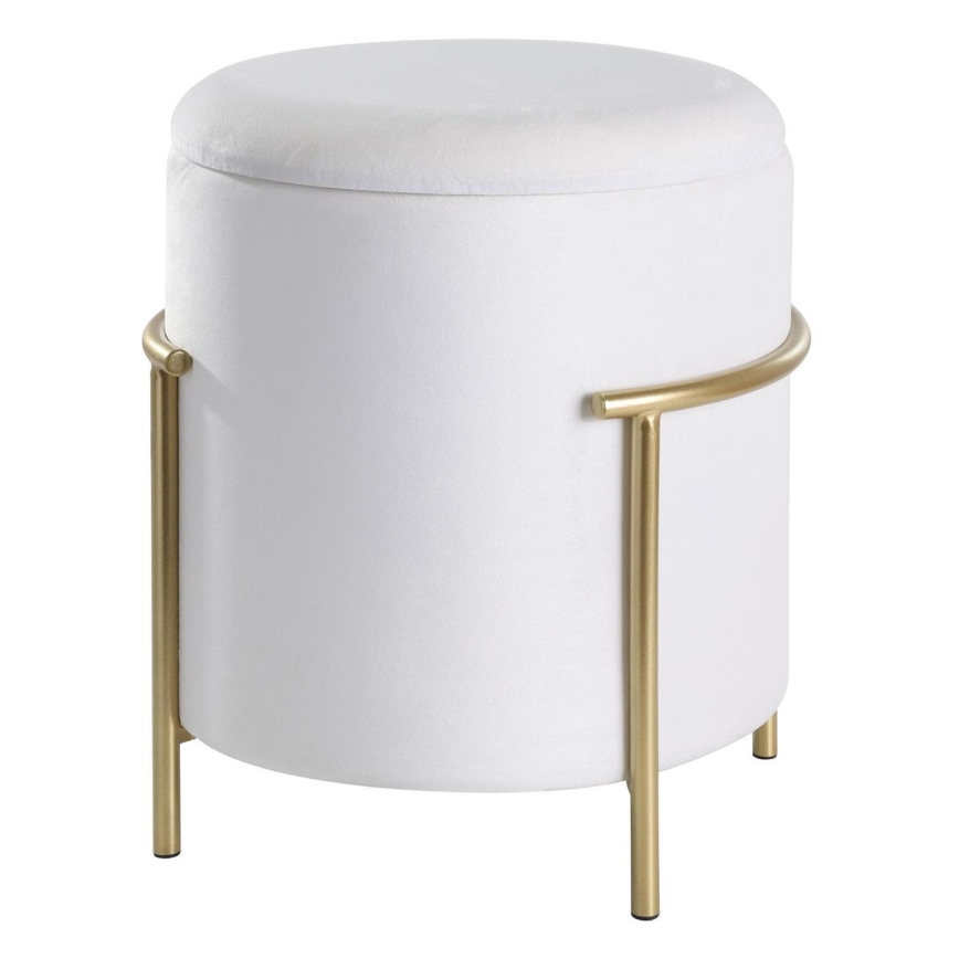 Eglo - Taburet 46x41 cm fehér/arany