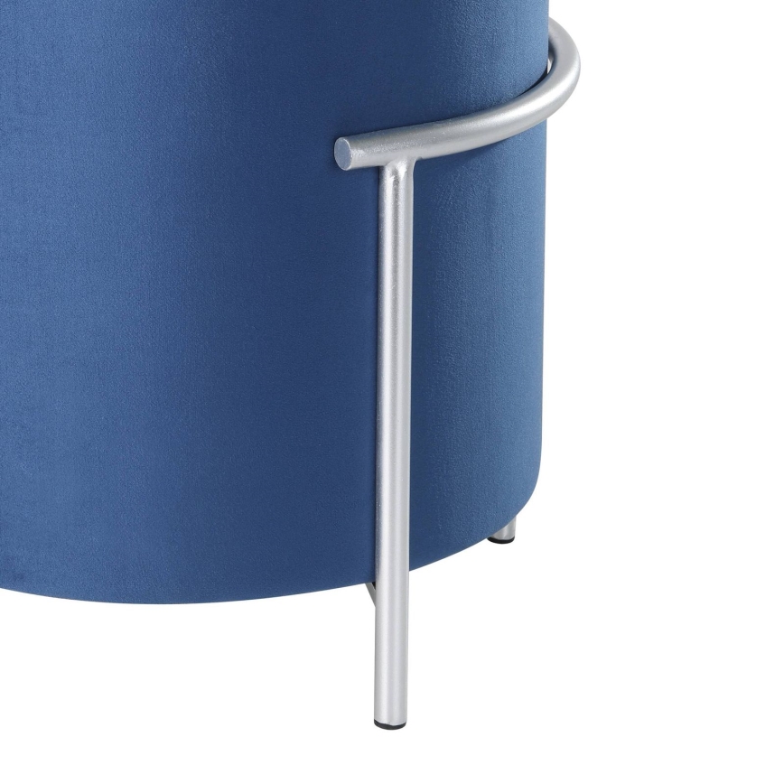 Eglo - Taburet 46x41 cm kék/króm