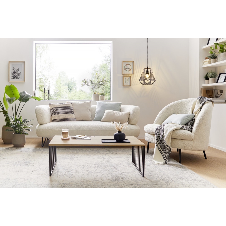 Eglo 424801 - AUKSIDE dohányzóasztal 53,5x100 cm barna/fekete