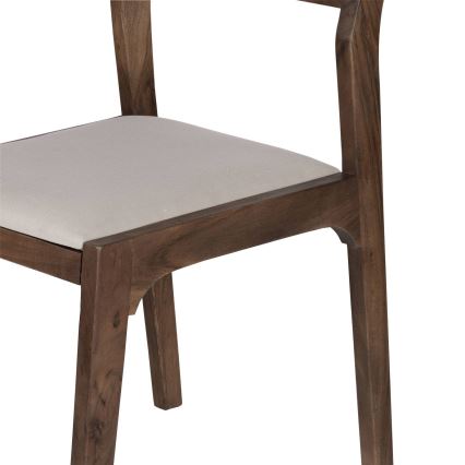 Eglo - Étkezőszék 84x55 cm barna/krémes